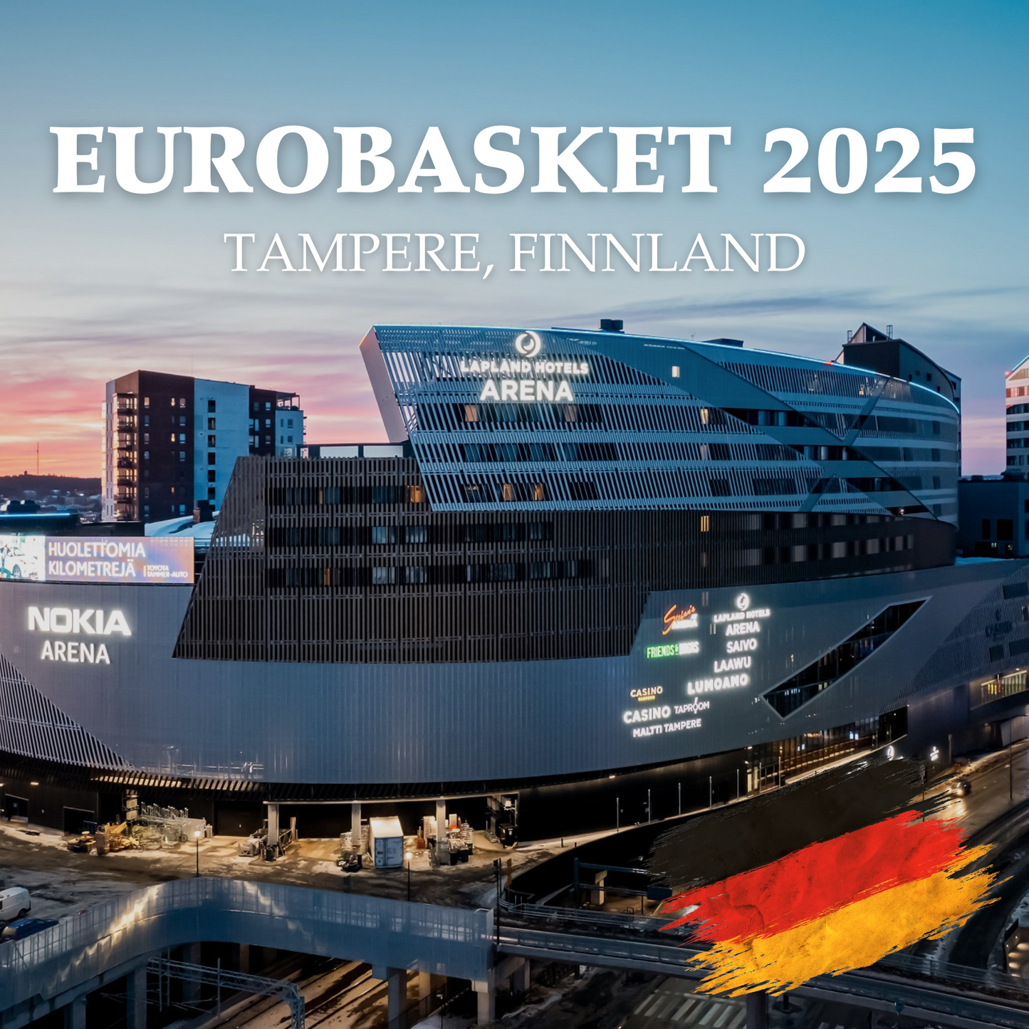 EuroBasket 2025 in Finnland 🇫🇮 // Anzahlung